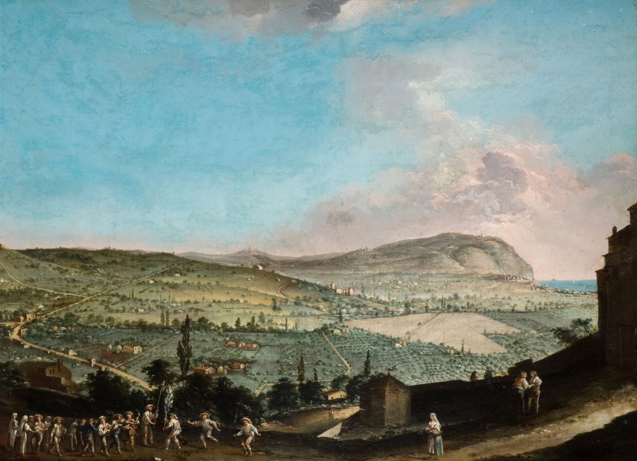Italian maisema, 1750-1800. tekijältä Soloman Delane