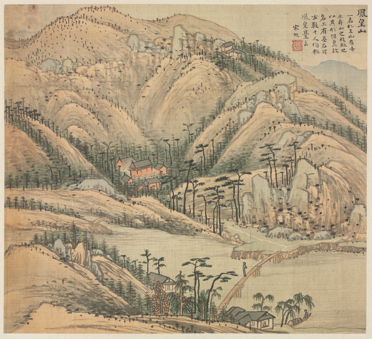 Mt. Fenghuang Mt. Phoenix, 1500s. tekijältä Song Xu