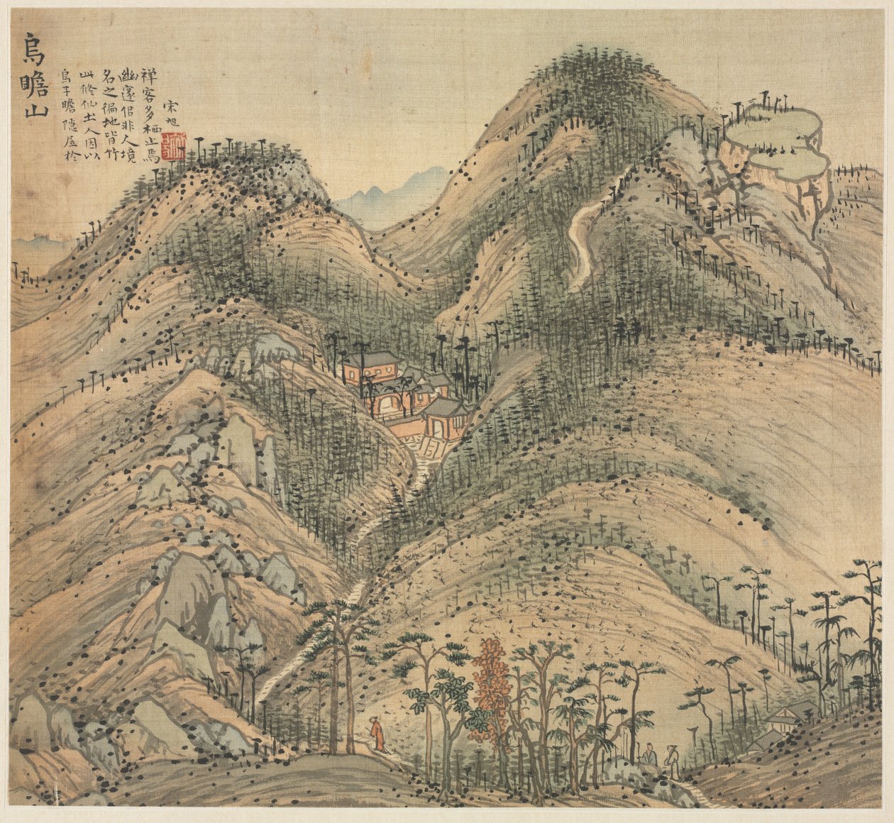 Mt. Wuzhan, 1500s. tekijältä Song Xu