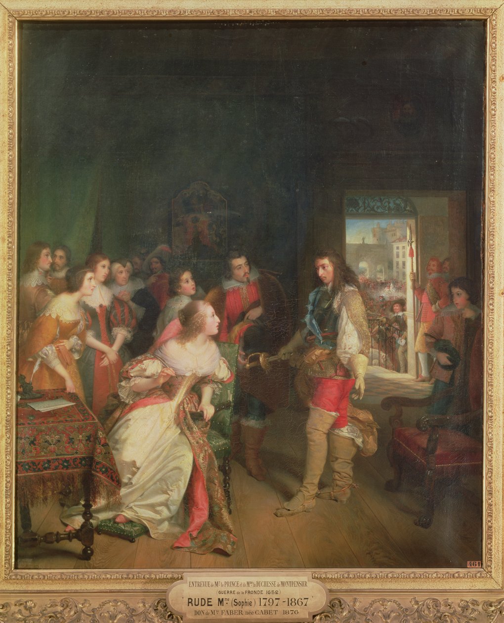 Louis II (1621-86) de Bourbonin ja Anne-Marie-Louise d