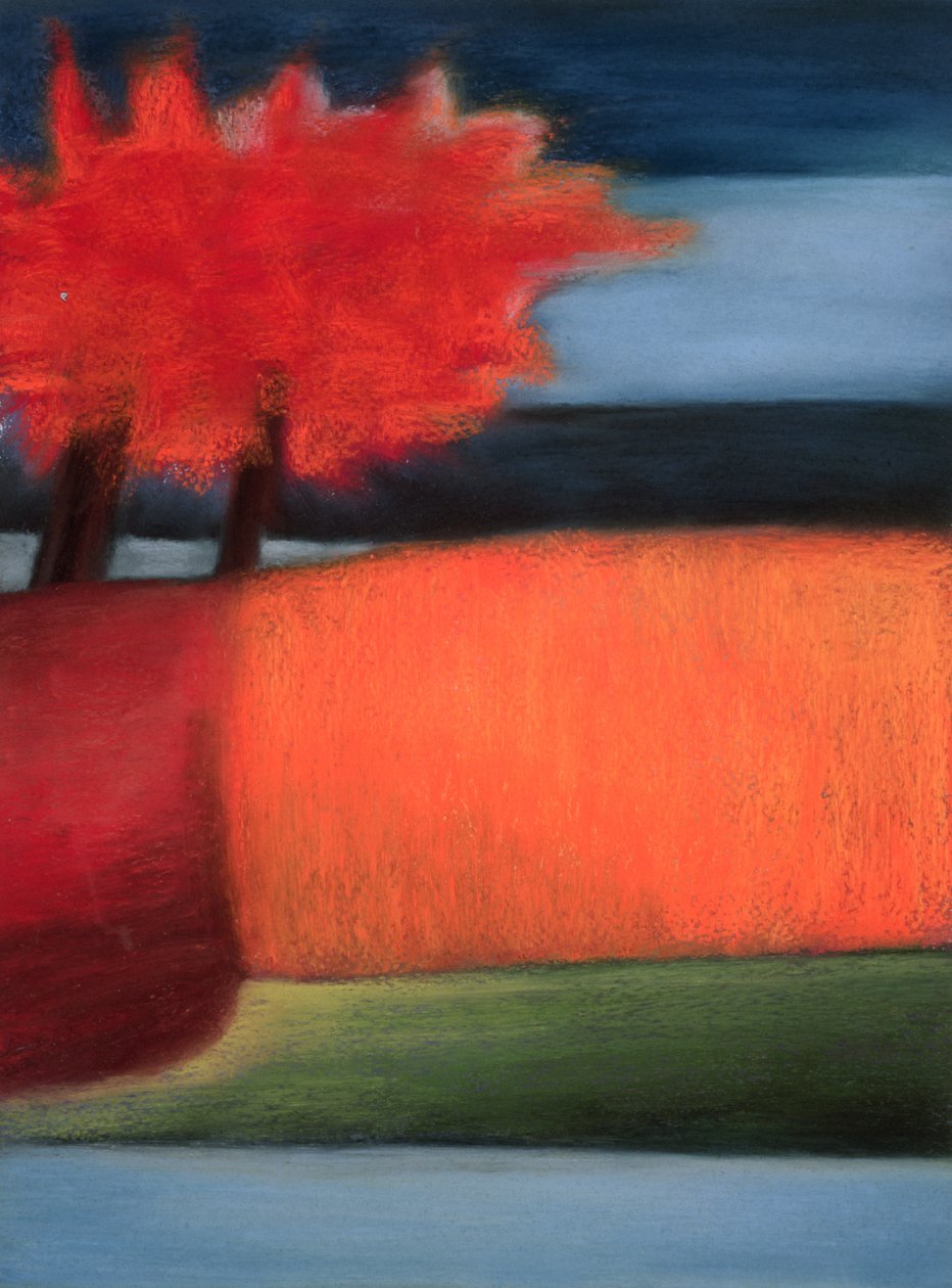 Turning Leaf, 2000 (pastelli paperille) tekijältä Sophie Hacker