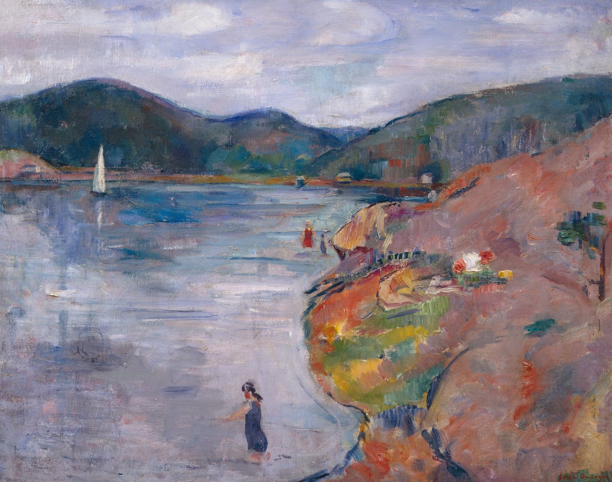 By The Beach (maalaus) tekijältä Soren Onsager