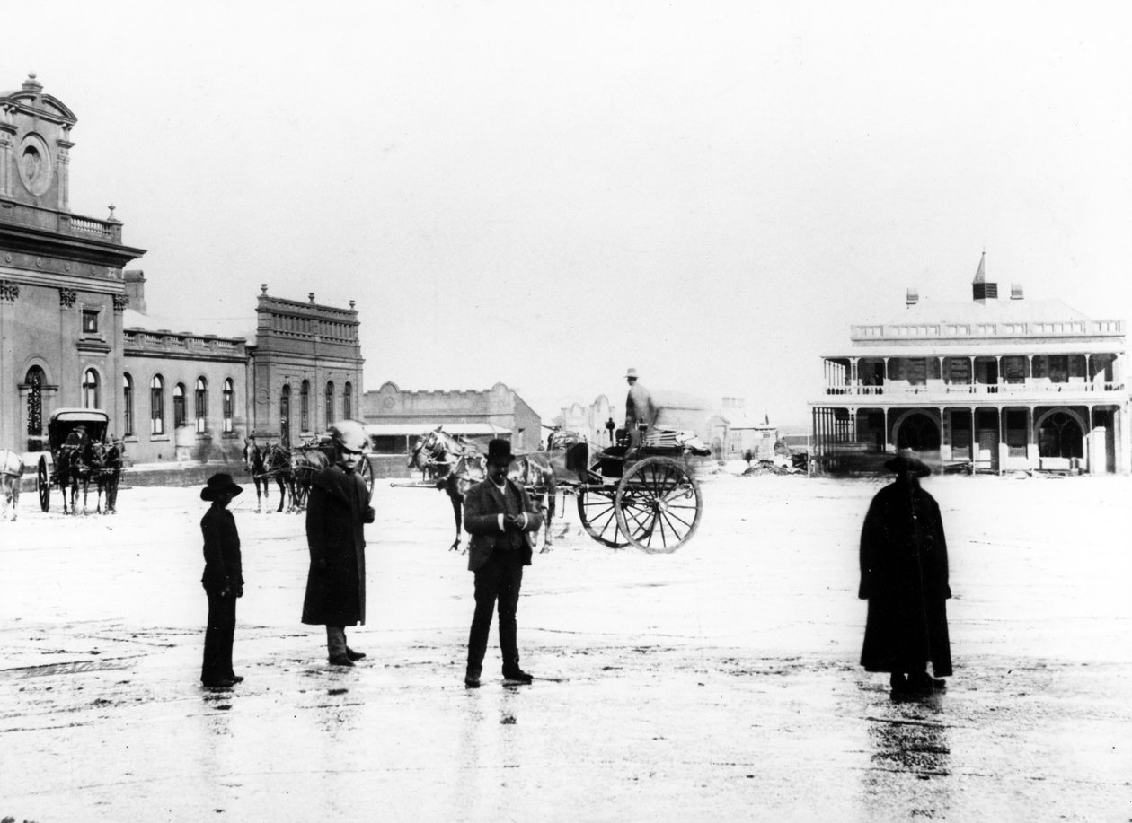 Kauppatori, Johannesburg, noin 1895 tekijältä South African Photographer