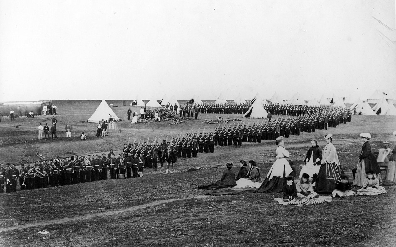 Reittimarssi Port Elizabethin alueella, Etelä-Afrikassa, n. 1880 tekijältä South African Photographer
