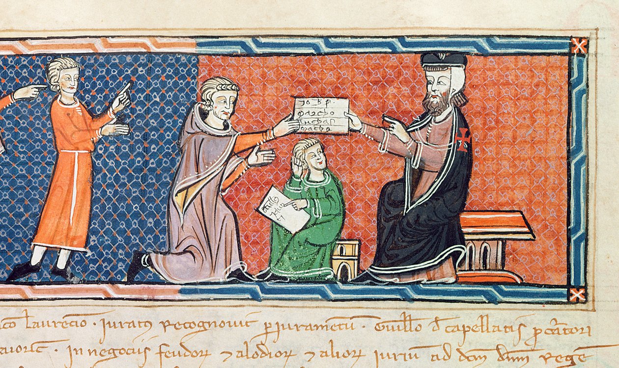 Guillaume Jaubert vannoi valan kuningas James I:n edessä tekijältä Spanish School