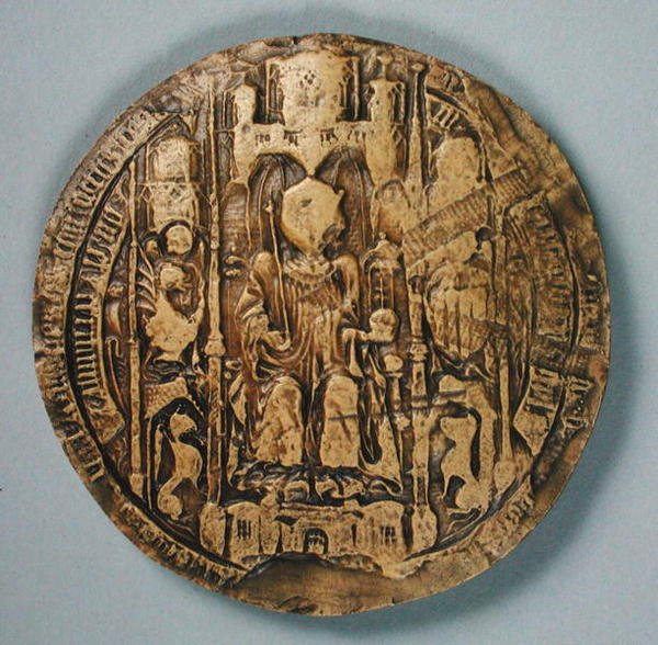 Navarran kuninkaan Jean II:n (1397-1479) sinetti tekijältä Spanish School