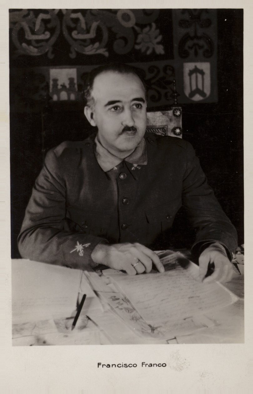 Francisco Franco (s/w-kuva) tekijältä Spanish Photographer
