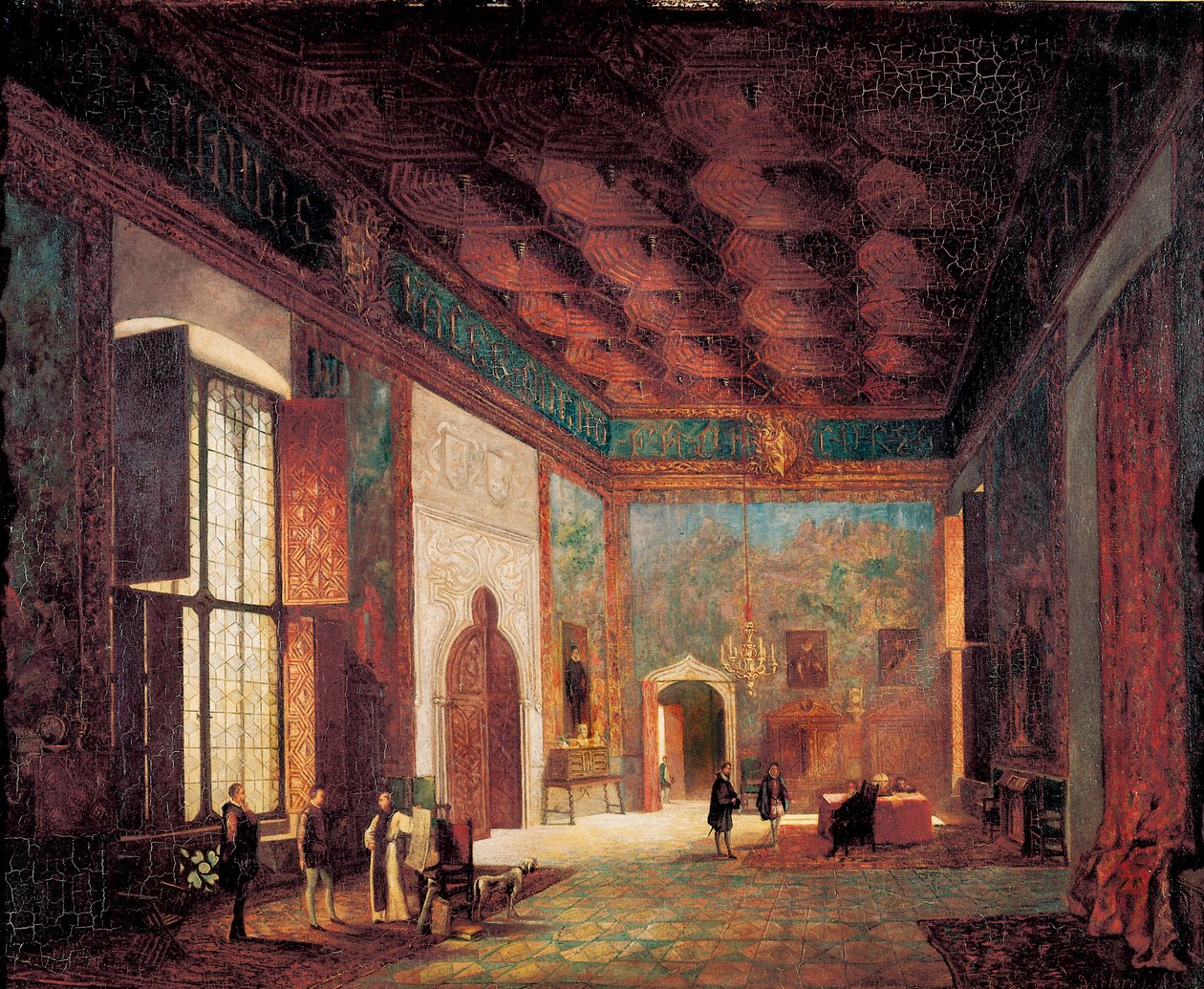 Palace Mosen Sorell. Anonyymi espanjalainen maalaus tekijältä Spanish School