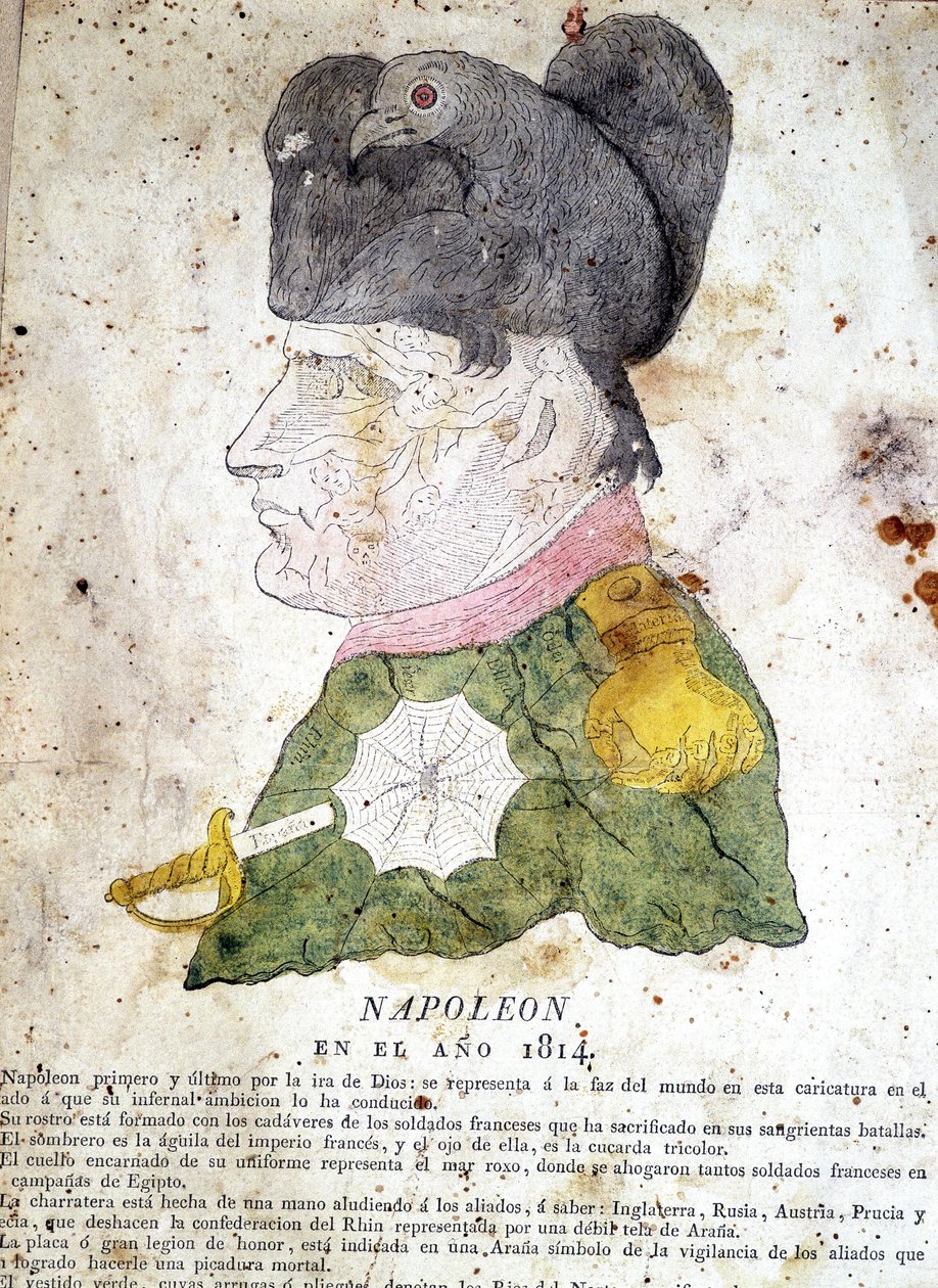 Espanjalainen sarjakuva Napoleon 1st tekijältä Spanish School