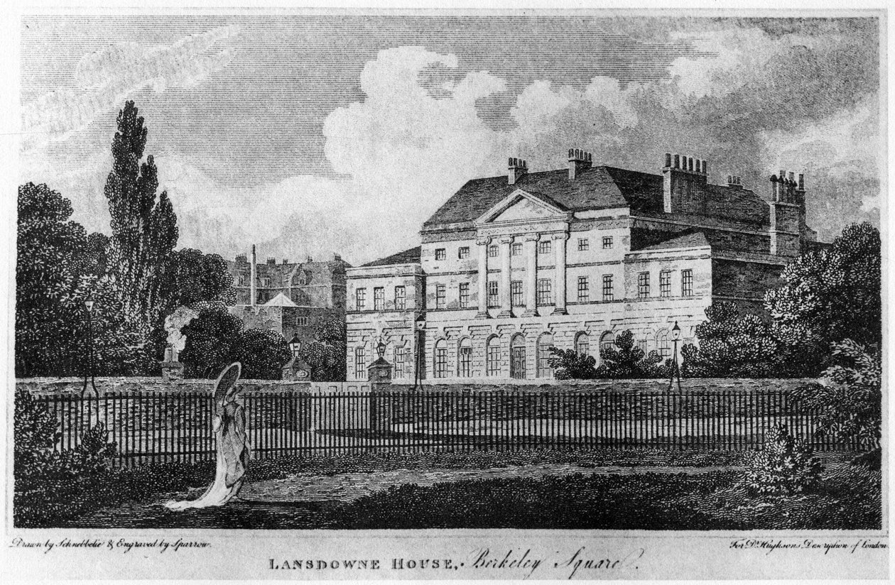 Lansdowne House, Berkeley Square, Lontoo, 1800-luku 1907. tekijältä Sparrow
