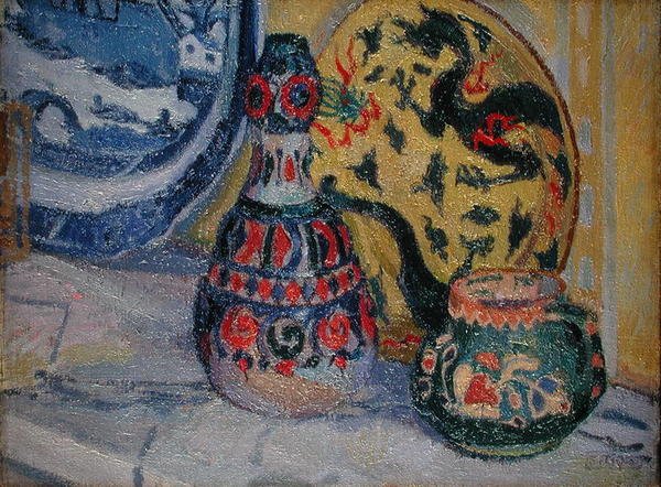 Asetelma itämaisilla hahmoilla tekijältä Spencer Frederick Gore