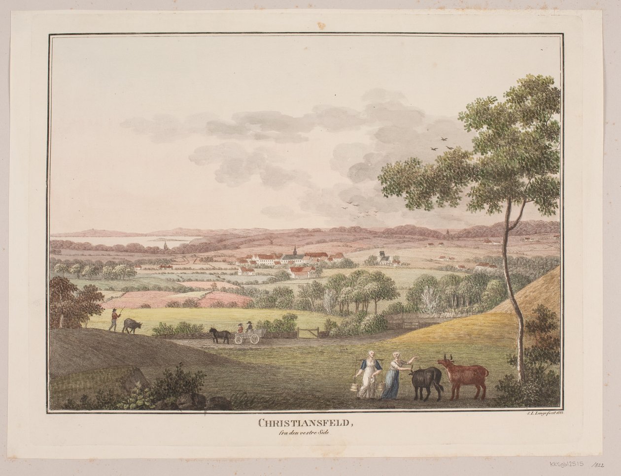 Christiansfeld, länsipuolelta tekijältä Søren L. Lange