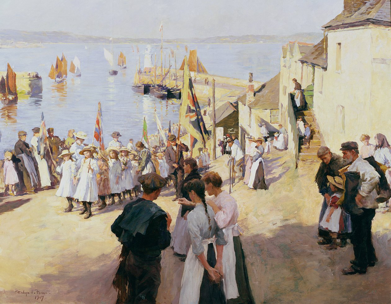Gaalapäivä Newlynissa tekijältä Stanhope Alexander Forbes