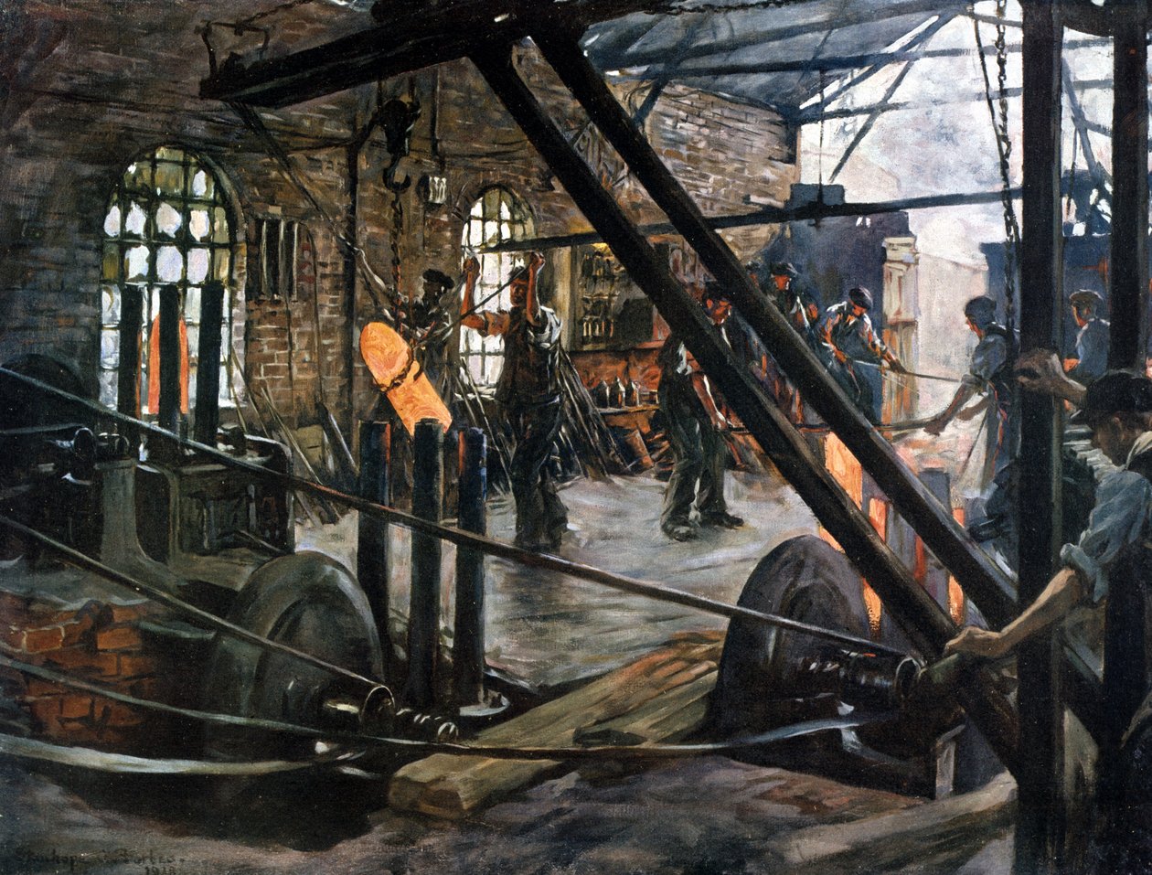 Shell-työntekijät tekijältä Stanhope Alexander Forbes