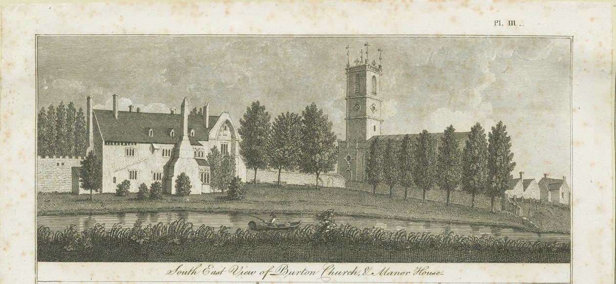 Burton-upon-Trent Abbey: kaiverrus, nd [c 1795] (painettu) tekijältä Stebbing Shaw