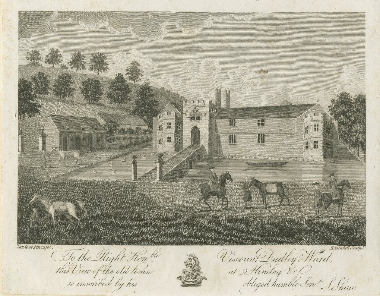 Himley Hall: kaiverrus tekijältä Stebbing Shaw