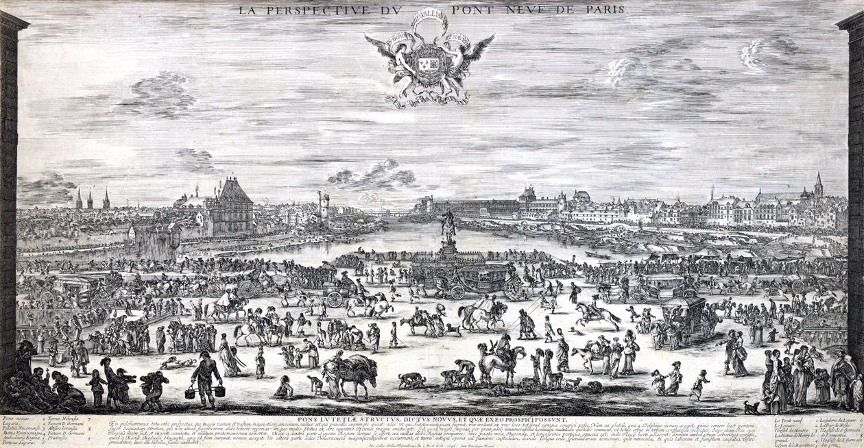 La Pont neuf de Paris -näkökulma tekijältä Stefano della Bella