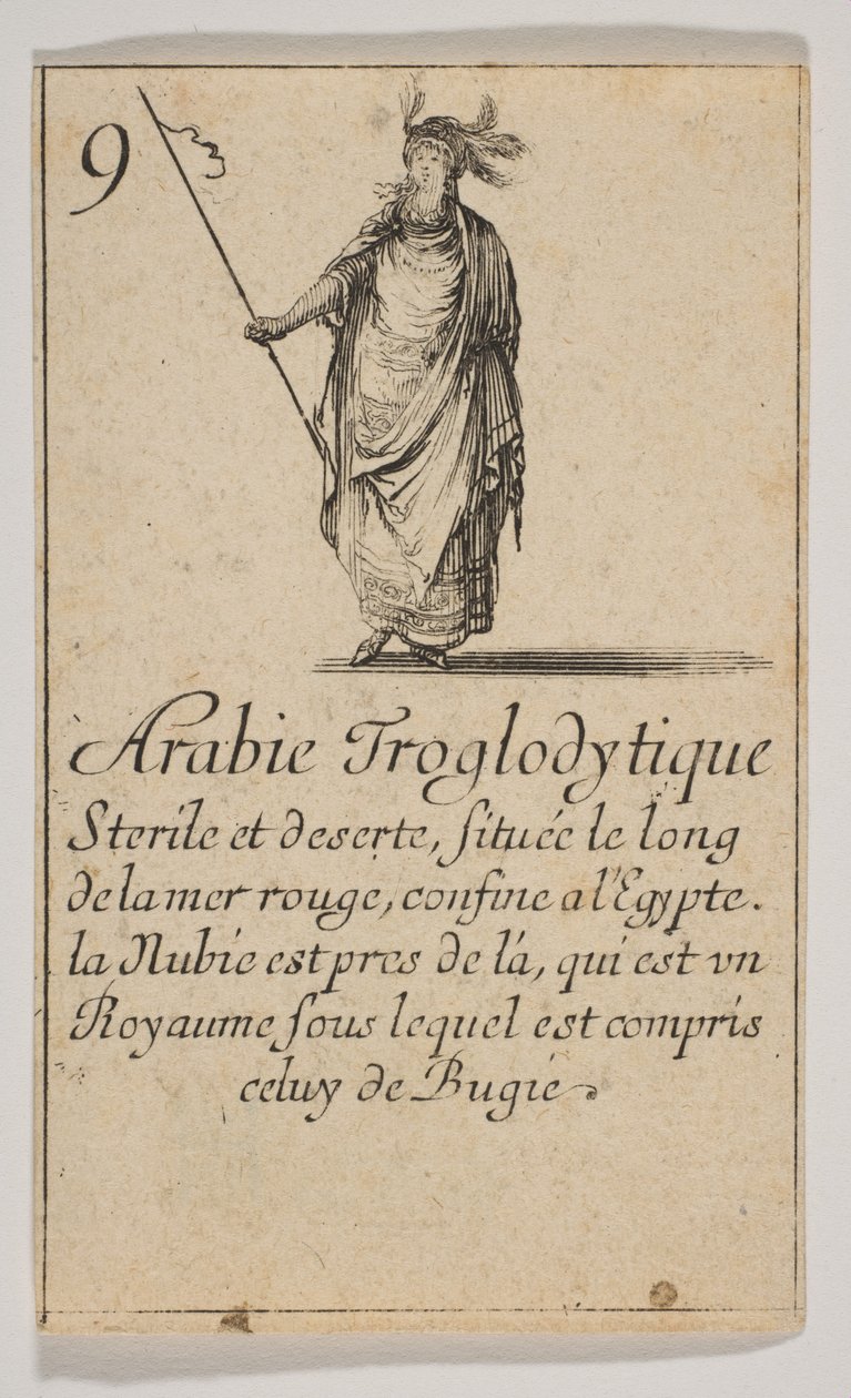 Troglodytic Arabia, 1644. tekijältä Stefano della Bella