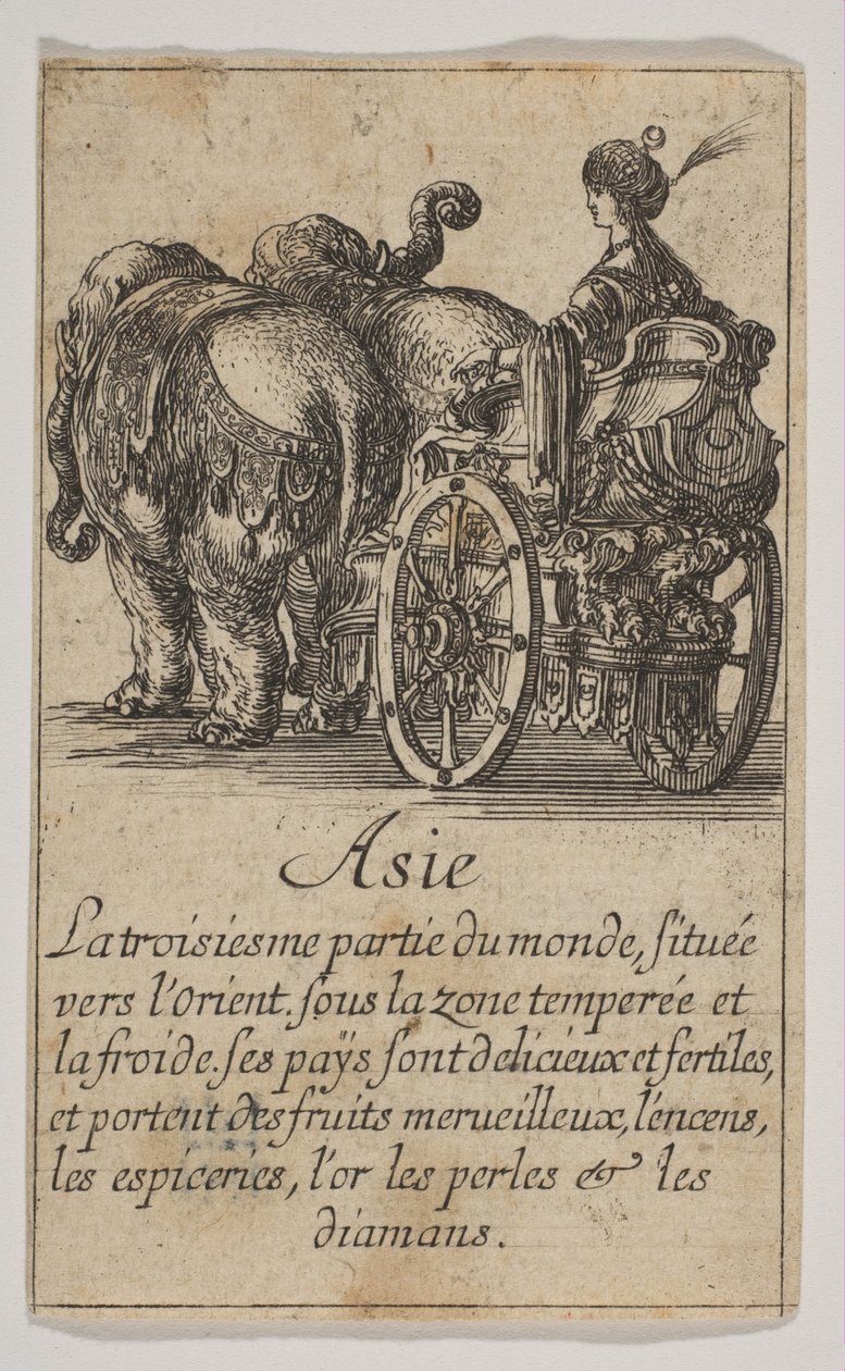 Aasia, 1644. tekijältä Stefano della Bella