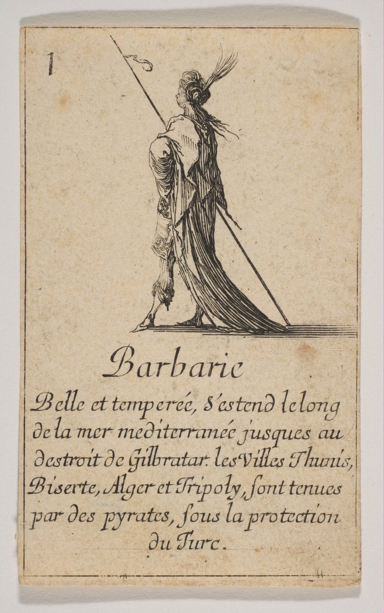 Barbary, 1644. tekijältä Stefano della Bella