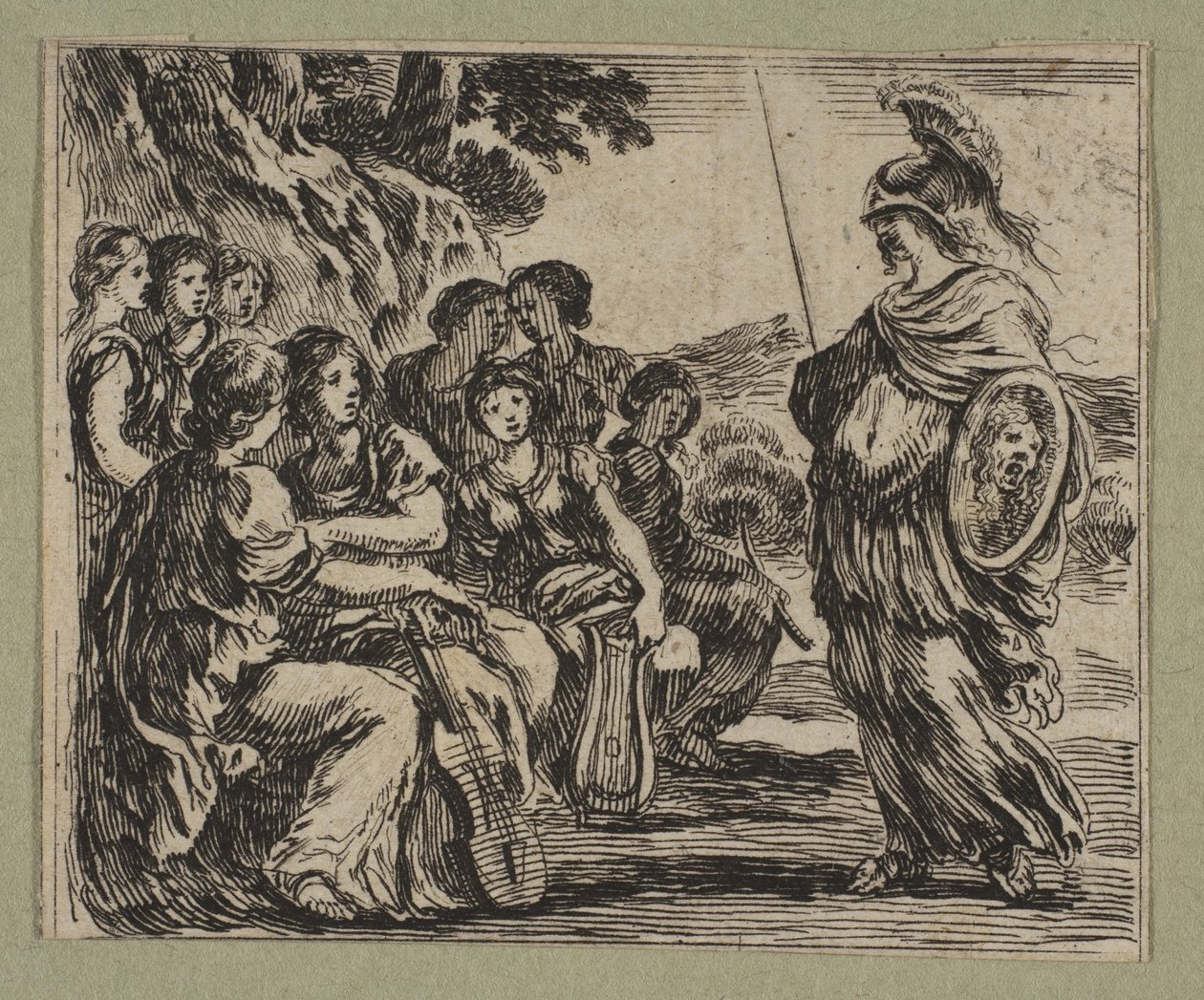 Yhdeksän muusaa, 1644. tekijältä Stefano della Bella