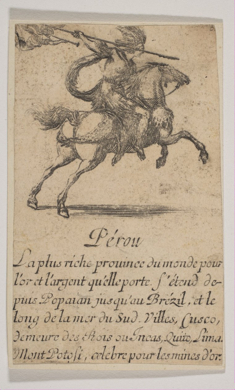 Peru, 1644. tekijältä Stefano della Bella