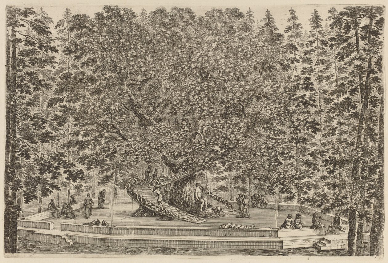 Asuttu puu, luultavasti 1653. tekijältä Stefano della Bella