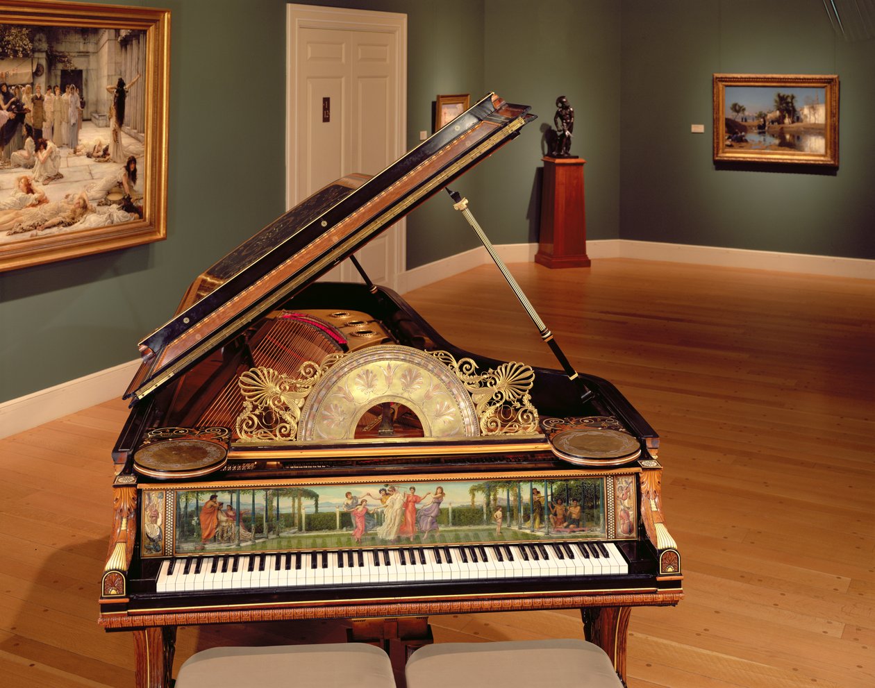 Malli D Pianoforte, nro 54538, 1884 tekijältä Steinway and Sons
