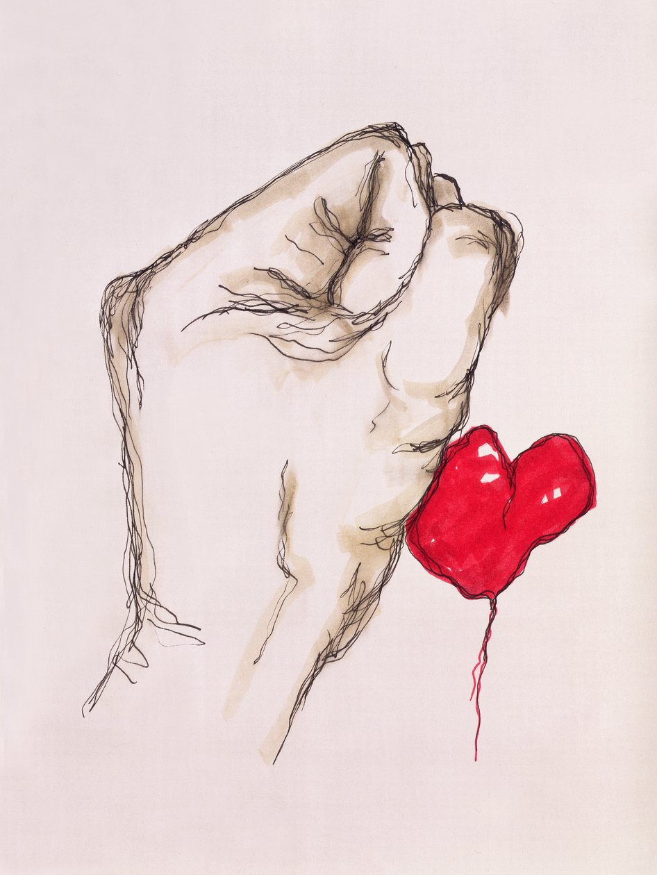 Tough Love, 1996 (kynä ja muste) tekijältä Stevie Taylor