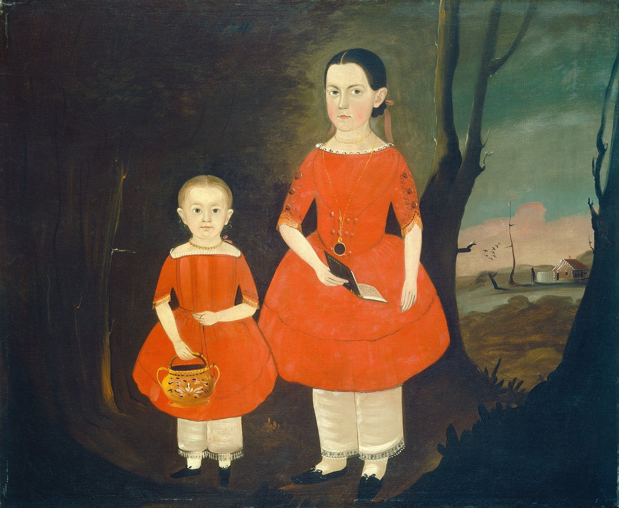 Sisters in Red, n. 18401850. tekijältä Sturtevant J. Hamblin