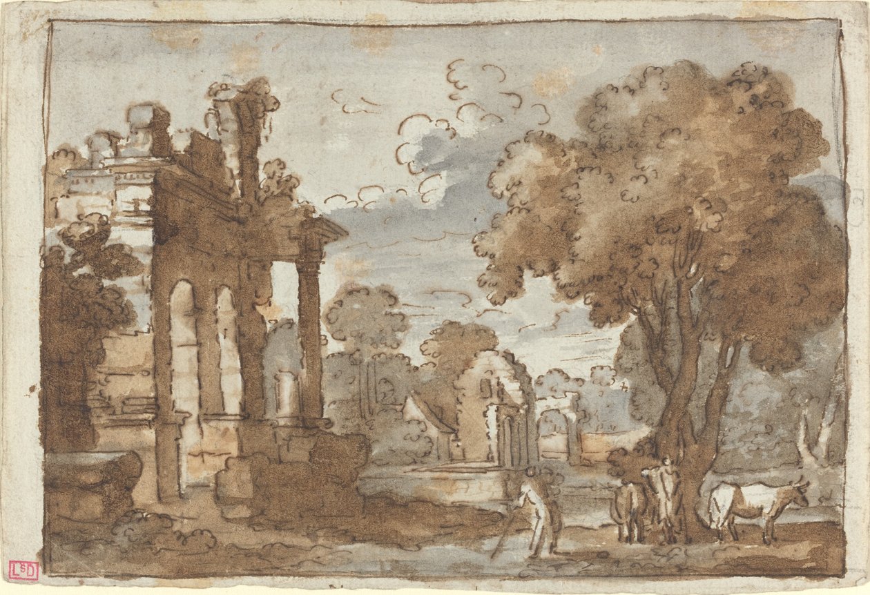 Maisema tekijältä Style of Claude Lorrain