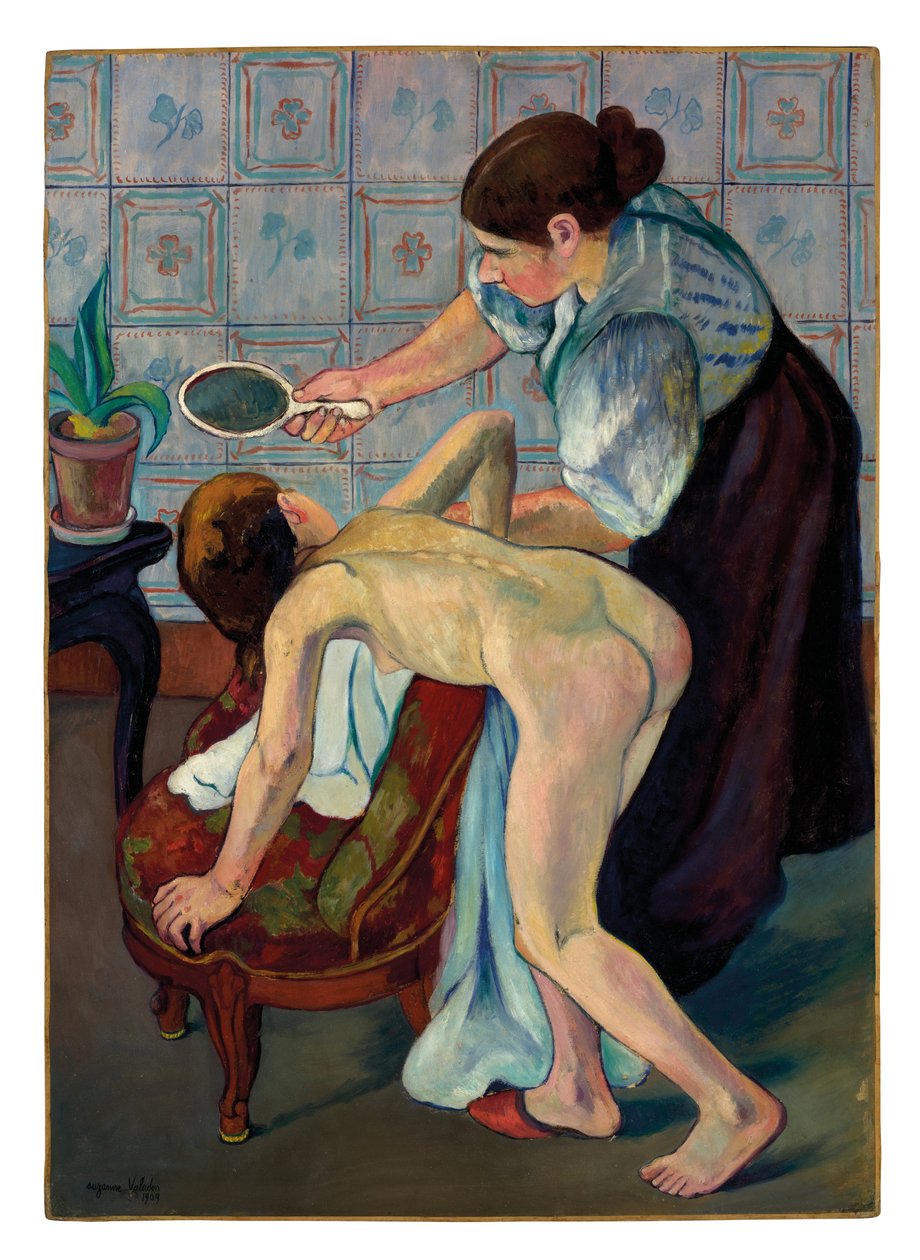Pieni tyttö peilissä tekijältä Suzanne Valadon