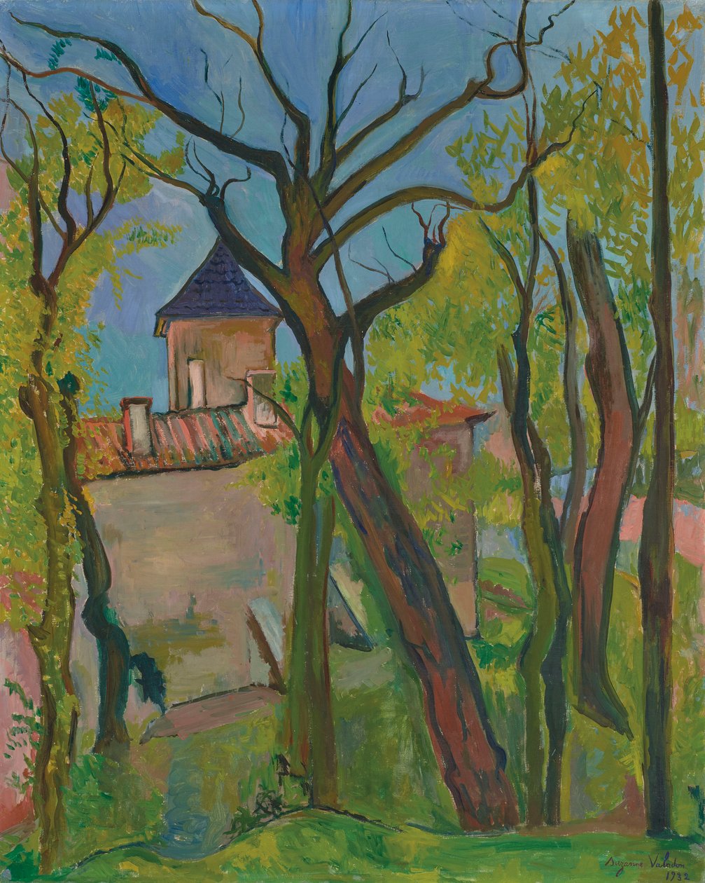 Maisema Saint-Bernard Ainissa, 1932. tekijältä Suzanne Valadon