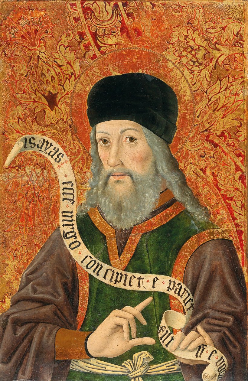 Profeetta Jesaja, 1400-luku. tekijältä Swabian master