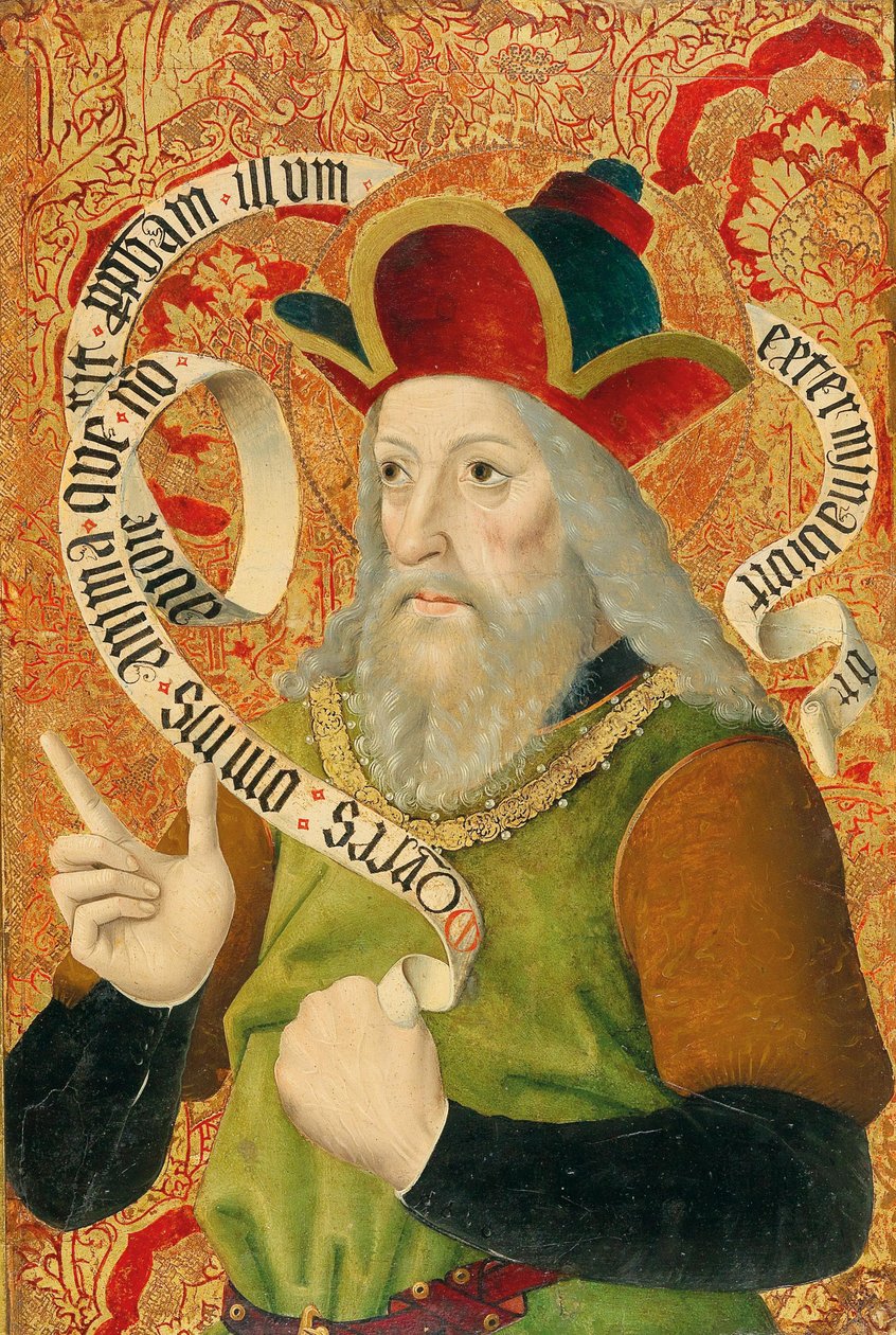 Profeetta Mooses, 1400-luku. tekijältä Swabian master