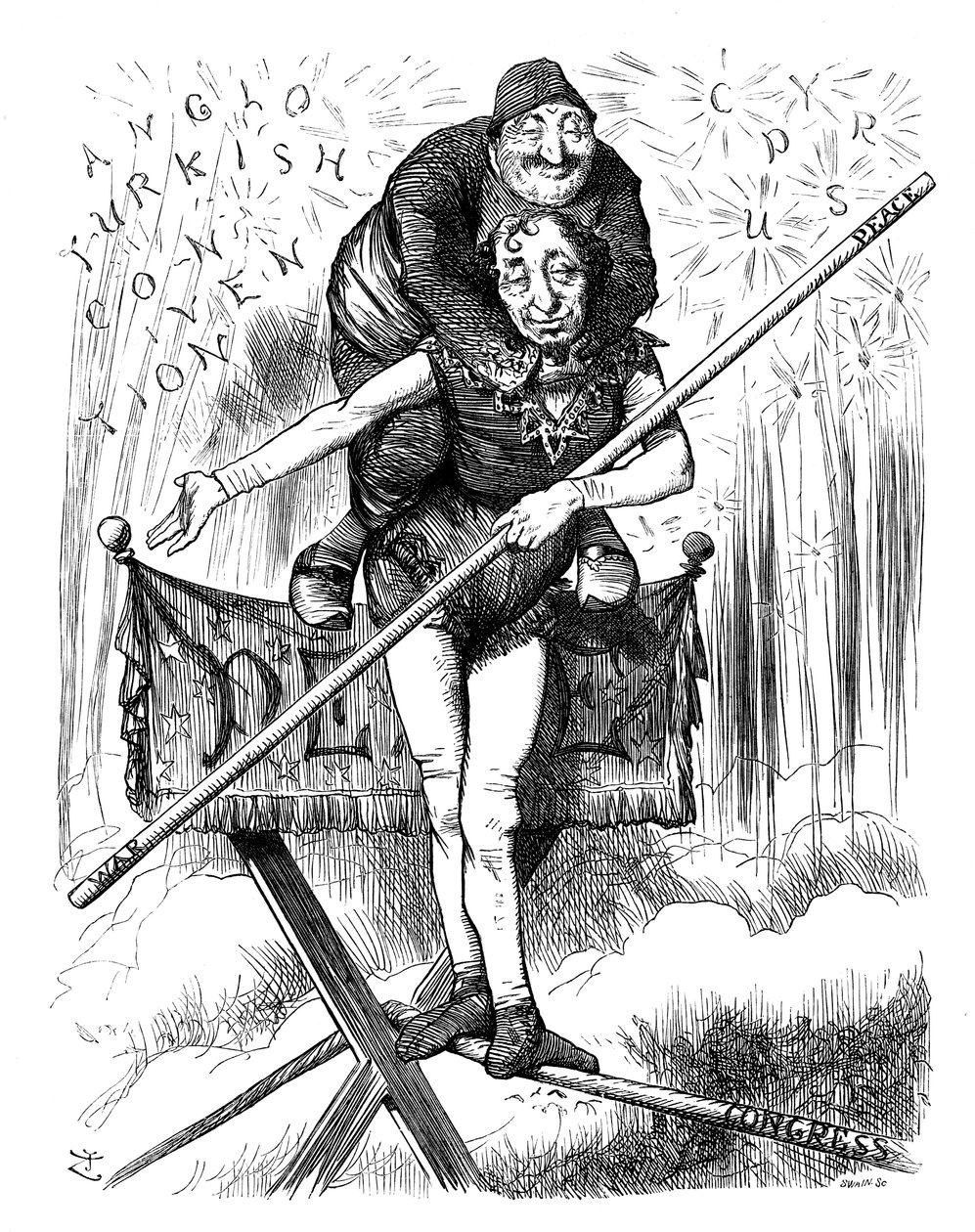 A Blaze of Triumph!, 1878. tekijältä Swain
