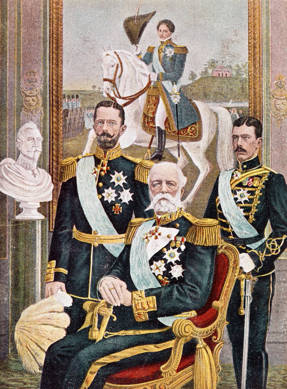 Viisi ruotsalaisten hallitsijoiden sukupolvea, 1904 tekijältä Swedish School
