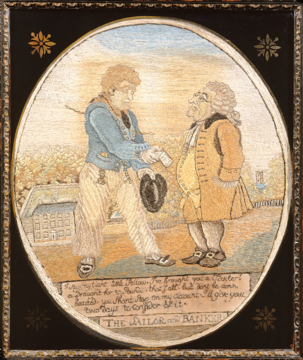 Merimies ja pankkiiri, karikatyyripubin mukaan. 1799 (silkki) tekijältä T. and Woodward,G.M. Rowlandson
