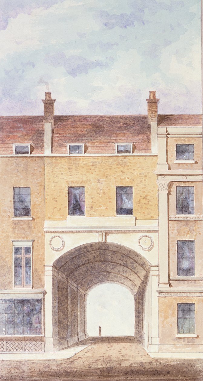Ang Pinahusay na Pagpasok sa Scotland Yard, 1824 finn tekijältä T. Chawner