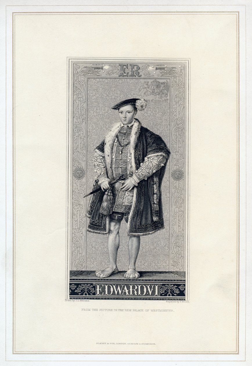 Edward VI, Englannin kuningas. tekijältä T. Brown