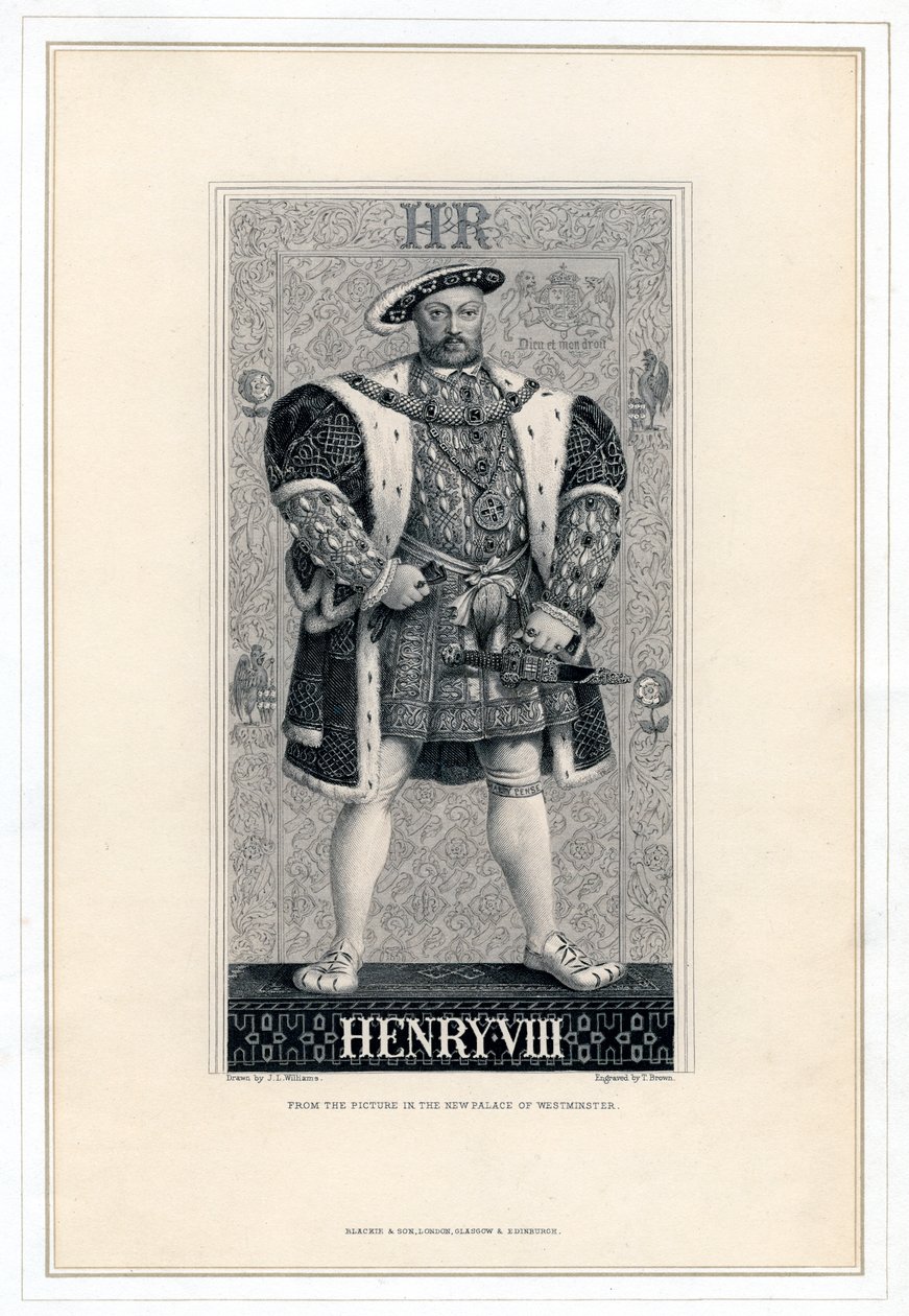 Henrik VIII Englannista, 1491-1547. tekijältä T. Brown