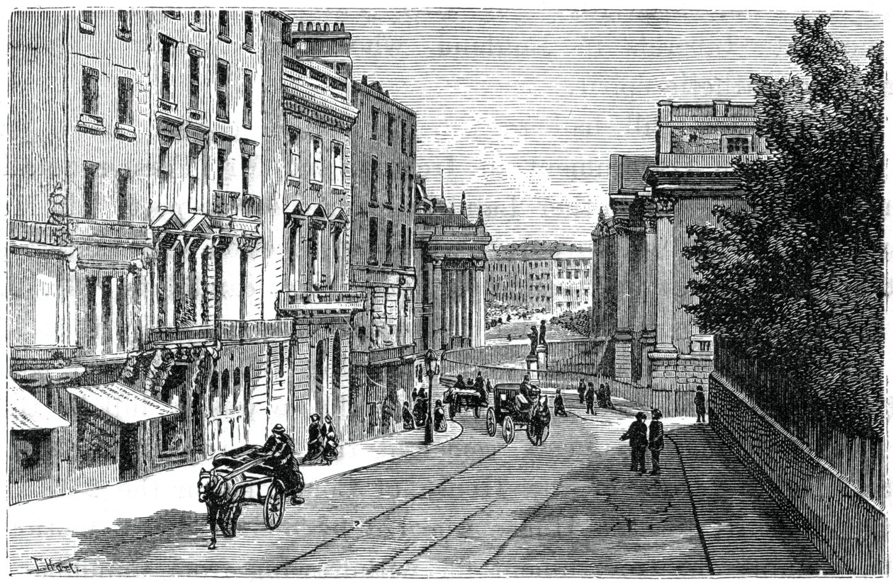 Grafton Street, Dublin, 1900. tekijältä T. Hart