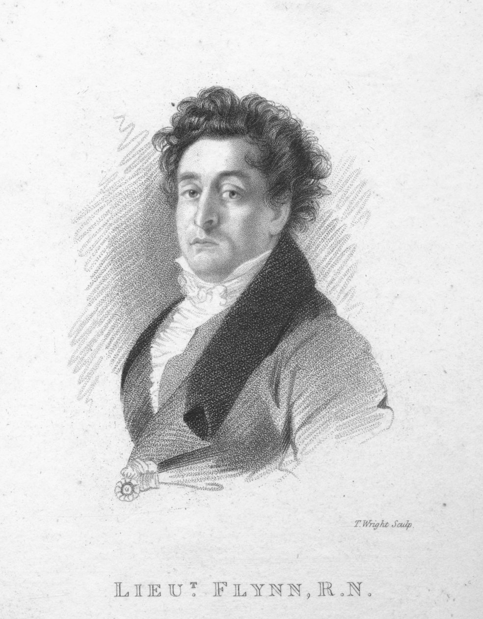 Luutnantti Flynn, R.N., c1820. tekijältä T. Wright