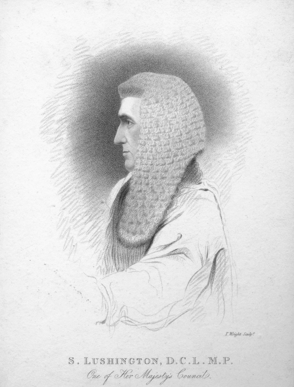 S. Lushington, D.C.L. s.p., c1820. tekijältä T. Wright