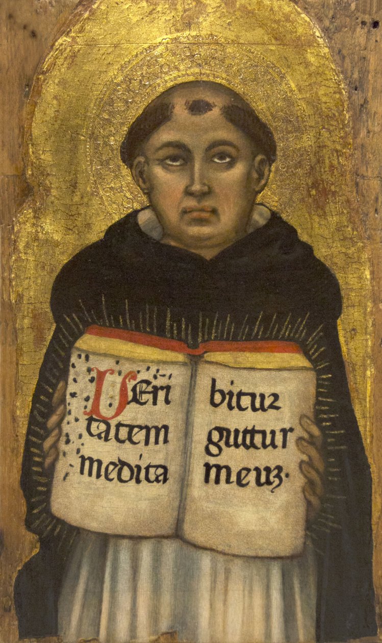 Pyhä Tuomas Akvinolainen, 1418. tekijältä Taddeo di Bartolo