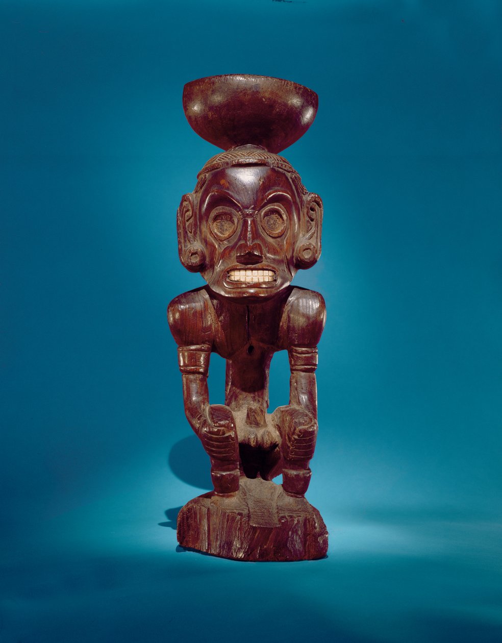 Jumaluushahmo (zemi), Dominikaaninen tasavalta (rautapuu ja kuori) tekijältä Taino Culture