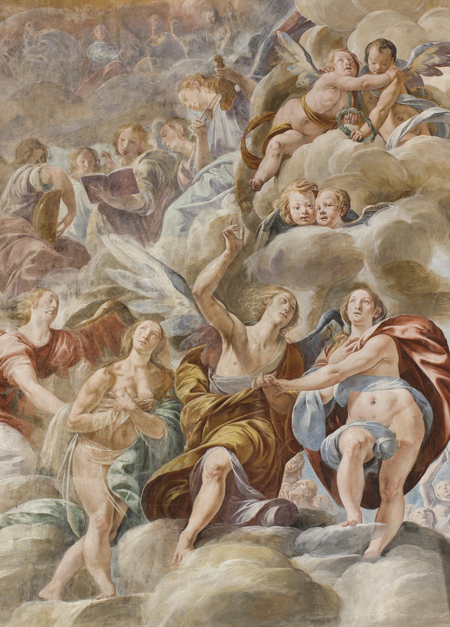 Muusikkoenkelit ja pyhät sielut, 1629 tekijältä Tanzio da Varallo