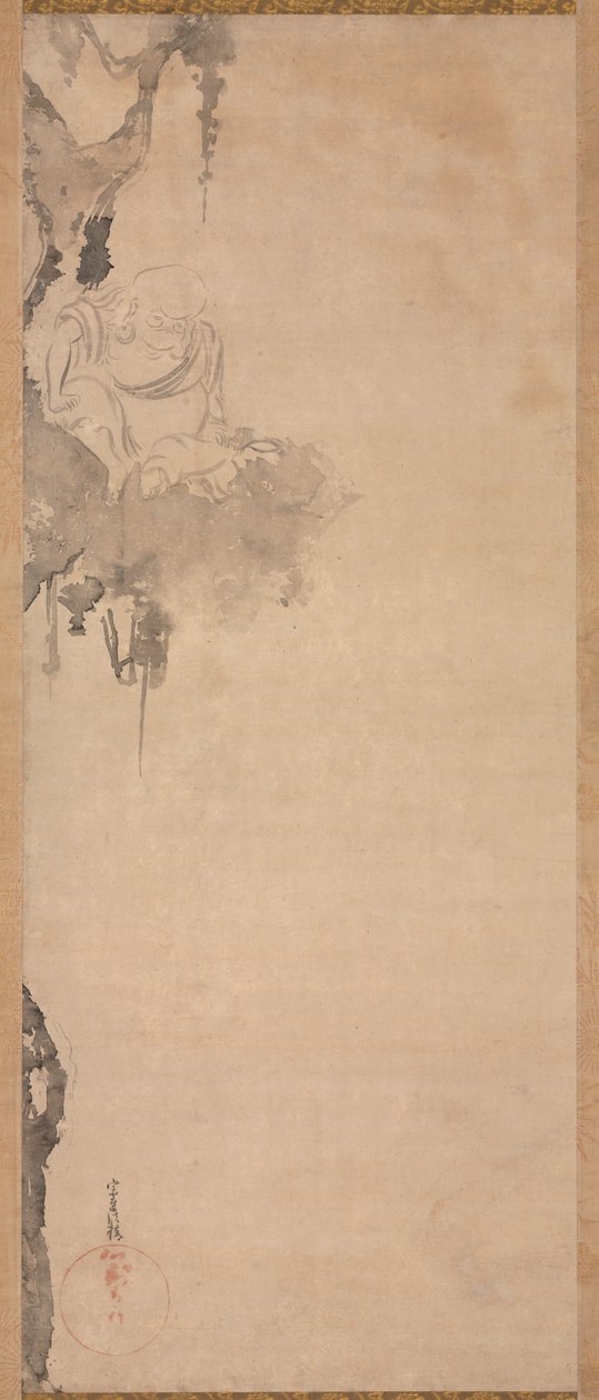 Zen-pappi Choka, 1600-1640. tekijältä Tawaraya Sotatsu