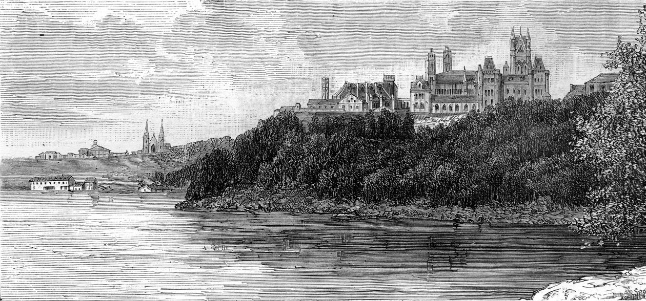 Parlamenttirakennus, Ottawa, Kanada, 1800-luku. tekijältä Taylor