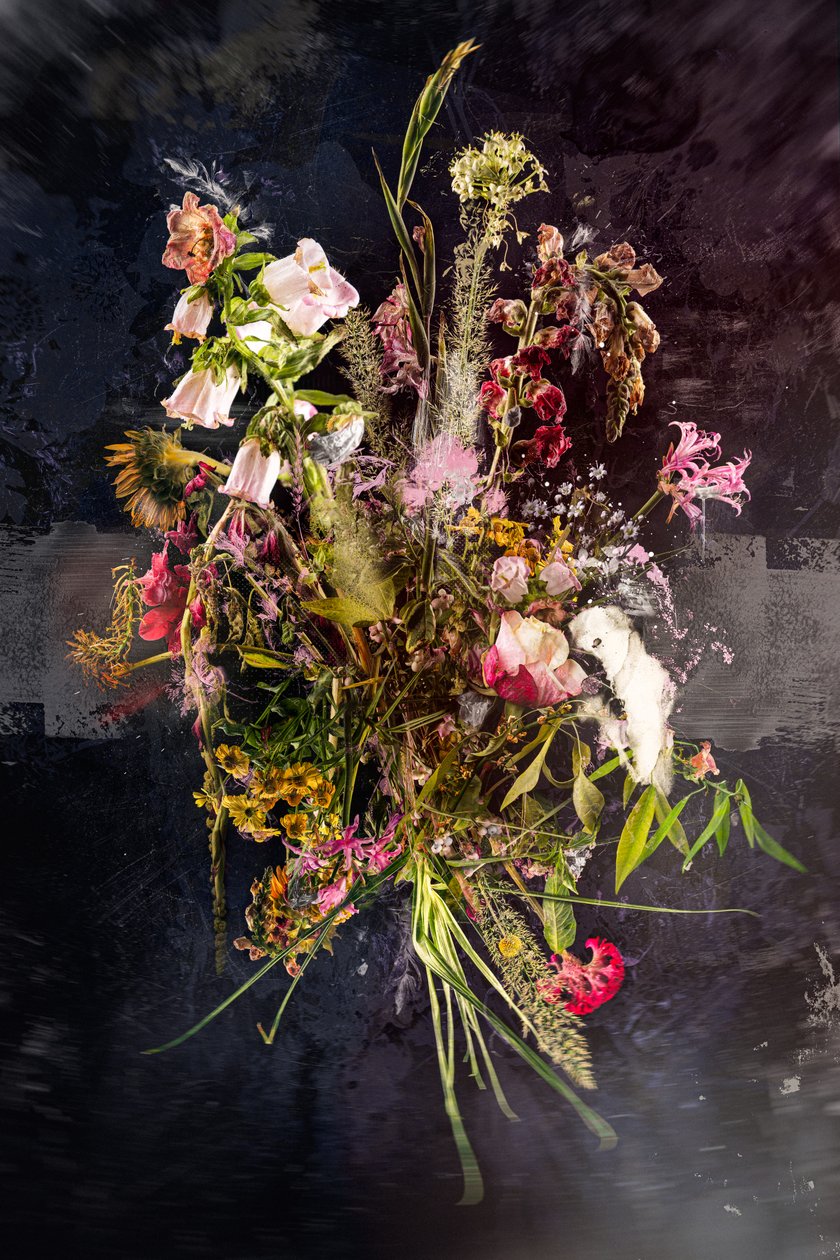 Kukkakimppu XXVIII, 2019 (kuva) tekijältä Teis Albers